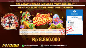 Bukti JP Kemenangan SLOT GAME FORTUNE DRAGON 29 jul 24