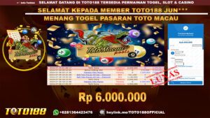 Bukti JP Kemenangan TOGEL PASARAN TOTO MACAU 29 jul 24
