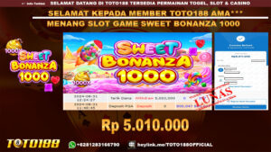 Bukti JP Kemenangan SLOT GAME SWEET BONANZA 1000 31 agust 2024