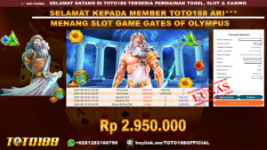 Bukti JP Kemenangan SLOT GAME GATES OF OLYMPUS 18 Agust 24