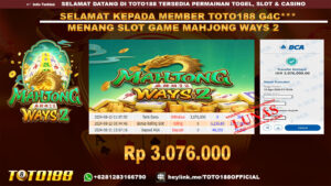 Bukti JP Kemenangan SLOT GAME MAHJONG WAYS 2 12 agust 24