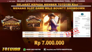 Bukti JP Kemenangan SLOT GAME WILD BOUNTY SHOWDOWN 21 Agust 24