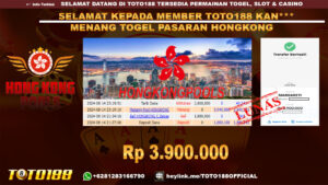 Bukti JP Kemenangan TOGEL PASARAN HONGKONG 14 agust 24