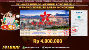 Bukti JP Kemenangan TOGEL PASARAN HONGKONG 31 jul 24