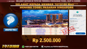 Bukti JP Kemenangan Togel Pasaran SINGAPORE 29 Agust 24