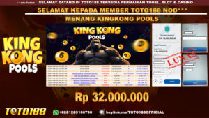 Bukti JP Kemenangan KINGKONG POOLS 21 agust 24