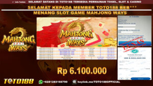 Bukti JP Kemenangan SLOT GAME MAHJONG WAYS 14 sept 24