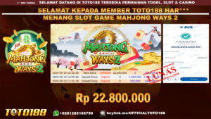 Bukti JP Kemenangan SLOT GAME MAHJONG WAYS2 19 SEP 24