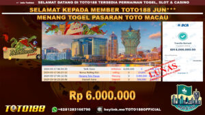 Bukti JP Kemenangan TOGEL PASARAN TOTO MACAU 17 SEP 24
