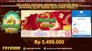 Bukti JP Kemenangan SLOT GAME MAHJONG WAYS2 20 SEP 24