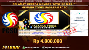 Bukti JP Kemenangan Togel Pasaran PCSO 11 sept 24