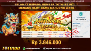 Bukti JP Kemenangan SLOT GAME MAHJONG WAYS 05 sept 24