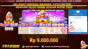 Bukti JP Kemenangan SLOT GAME SUGAR RUSH 1000 25 SEP 24