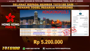 Bukti JP Kemenangan TOGEL PASARAN HONGKONG 05 SEP 24