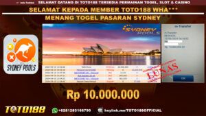 Bukti JP Kemenangan Togel Pasaran Sydney 10 sept 24