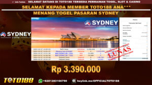 Bukti JP Kemenangan Togel Pasaran Sydney 27 okt 24