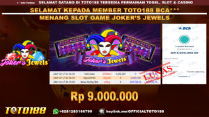 Bukti JP Kemenangan SLOT GAME JOKER'S JEWELS 17 OKT 24
