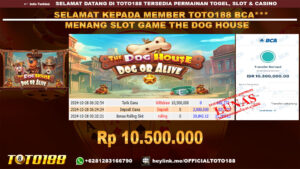 Bukti JP Kemenangan SLOT GAME THE DOG HOUSE 28 OKT 24
