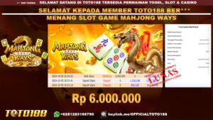 Bukti JP Kemenangan SLOT GAME MAHJONG WAYS 05 OKT 24