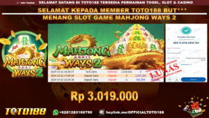 Bukti JP Kemenangan SLOT GAME MAHJONG WAYS2 22 OKT 24