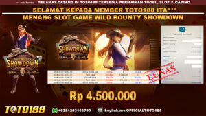 Bukti JP Kemenangan SLOT GAME WILD BOUNTY SHOWDOWN 06 OKT 24