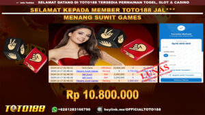 Bukti JP Kemenangan SUWIT GAMES 17 OKT 24