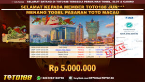 Bukti JP Kemenangan TOGEL PASARAN TOTO MACAU 09 OKT 24