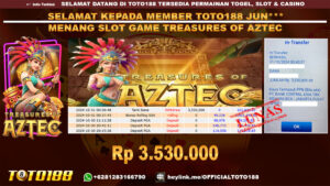 Bukti JP Kemenangan SLOT GAME TREASURES OF AZTEC 31 OKT 24