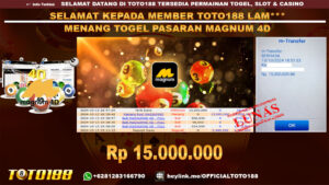 Bukti JP Kemenangan TOGEL PASARAN MAGNUM 4D 13 OKT 24