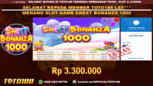 Bukti JP Kemenangan SLOT GAME SWEET BONANZA 1000 18 OKT 24