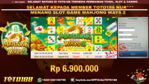 Bukti JP Kemenangan SLOT GAME MAHJONG WAYS2 26 OKT 24