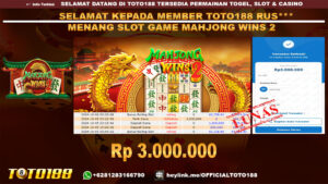 Bukti JP Kemenangan SLOT GAME MAHJONG WINS2 05 OKT 24