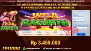 Bukti JP Kemenangan SLOT GAME WILD BANDITO 11 OKT 24