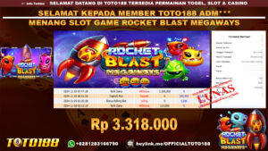 Bukti JP Kemenangan SLOT GAME ROCKET BLAST MEGAWAYS 19 NOV 24