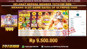 Bukti JP Kemenangan SLOT GAME GATES OF OLYMPUS 1000 13 NOV 24