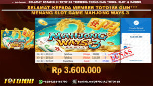 Bukti JP Kemenangan SLOT GAME MAHJONG WAYS3 14 NOV 24