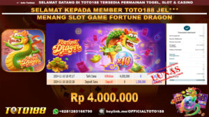 Bukti JP Kemenangan SLOT GAME FORTUNE DRAGON 10 NOV 24