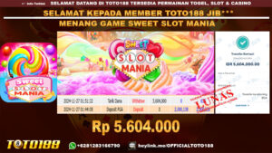 Bukti JP Kemenangan SWEET SLOT MANIA 27 NOV 2024