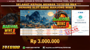 Bukti JP Kemenangan SLOT GAME MAHJONG WINS 04 NOV 24