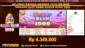 Bukti JP Kemenangan SLOT GAME SUGAR RUSH 1000 12 NOV 24