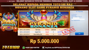 Bukti JP Kemenangan PYRAMID BONANZA 20 NOV 2024
