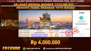 Bukti JP Kemenangan TOGEL PASARAN TOTO MACAU 14 NOV 24