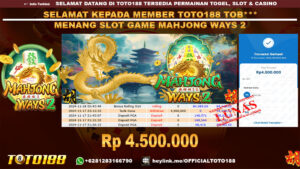 Bukti JP Kemenangan SLOT GAME MAHJONG WAYS2 17 NOV 24