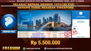 Bukti JP Kemenangan TOGEL PASARAN SINGAPORE 14 NOV 2024