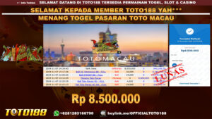 Bukti JP Kemenangan TOGEL PASARAN TOTO MACAU 07 NOV 24