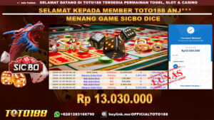 Bukti JP Kemenangan SICBO DICE GAMES 29 DES 24