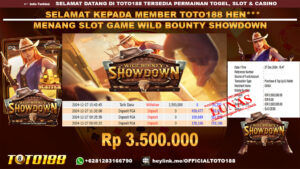 Bukti JP Kemenangan SLOT GAME WILD BOUNTY SHOWDOWN 27 DES 24