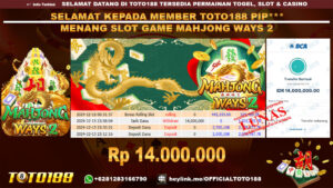 Bukti JP Kemenangan SLOT GAME MAHJONG WAYS2 16 DES 24