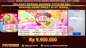 Bukti JP Kemenangan SWEET SLOT MANIA 08 DES 2024