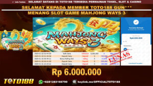 Bukti JP Kemenangan SLOT GAME MAHJONG WAYS3 22 JAN 25